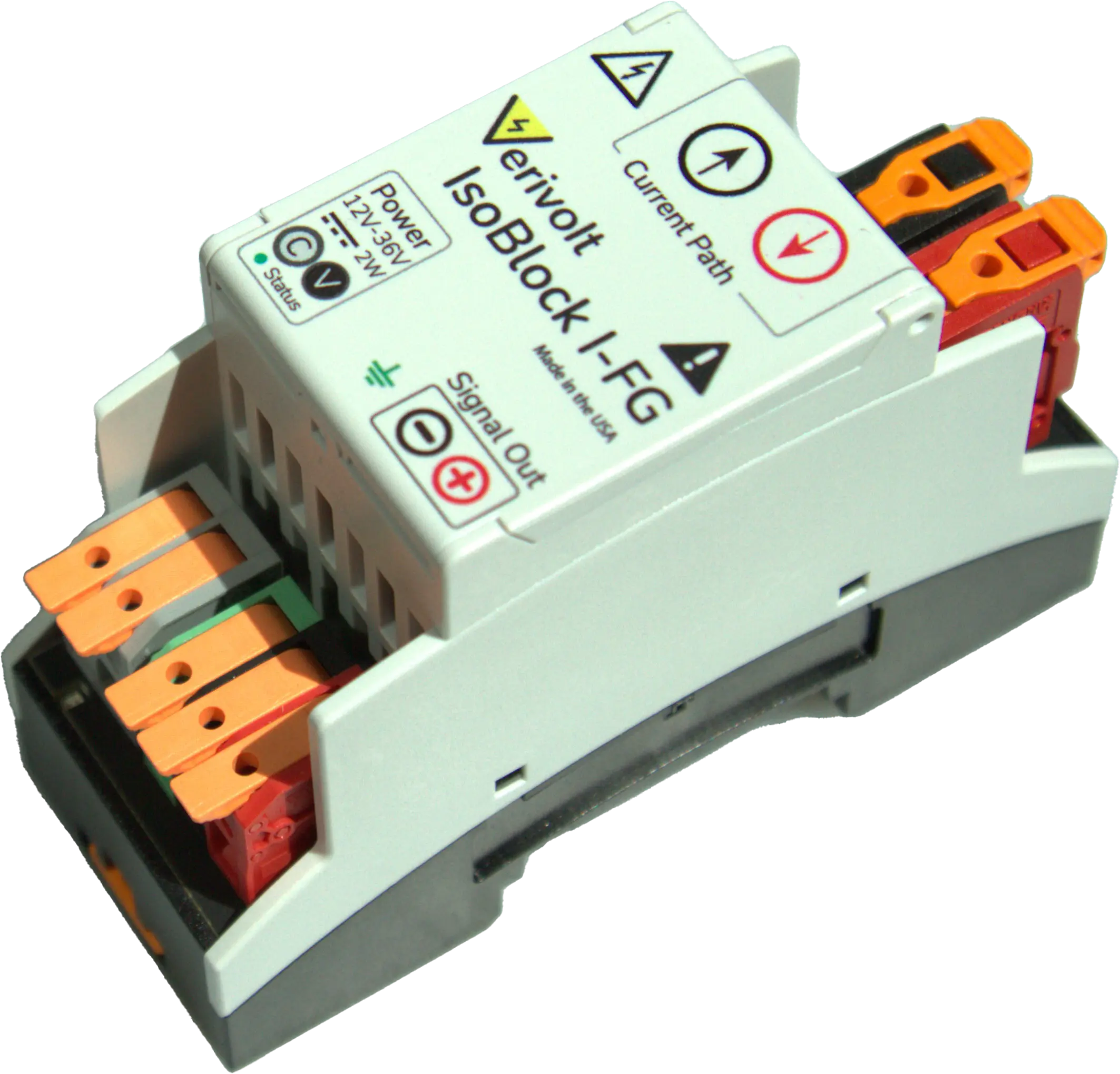 GLOBALIT IsoBlock I-FG-1c FluxGate Inline Current Sensor | Verivolt